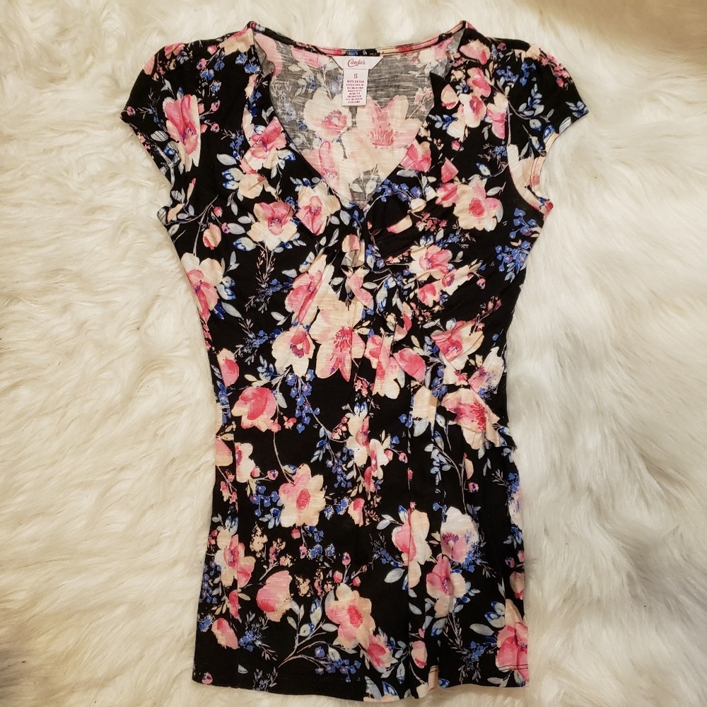 Candie's Floral Top